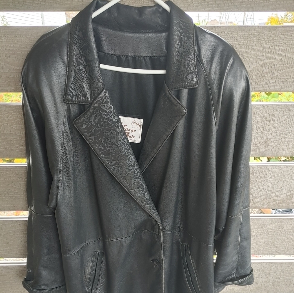 Vintage Leather Jacket Le Village du cuir XL, 1XL